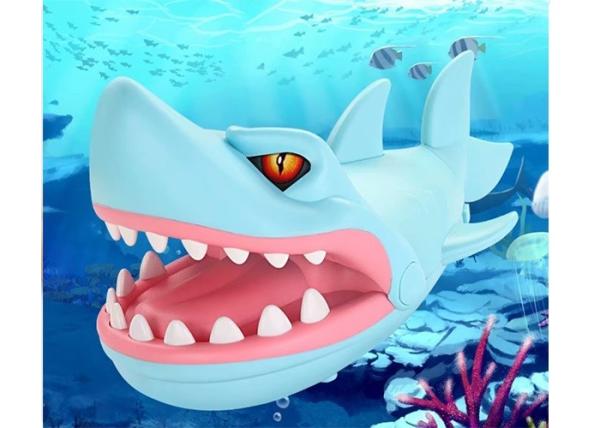 10.3  Crazy Shark Biting Games Educational Children's Play Toys W / Sound Light Age 3