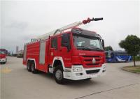 Carro de bombeiros do petroleiro do proporcionador 6% da espuma do carro de bombeiros da torre de água da lâmpada do estroboscópio
