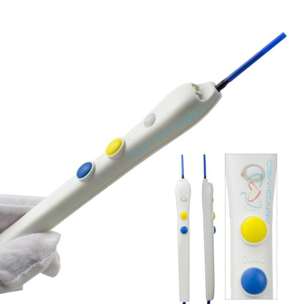ISO 13485 Disposable Monopolar Surgical Electrode Blue PVC ESU Active Electrode