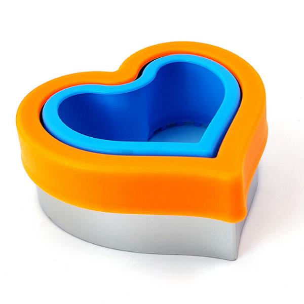 Heart Star Mickey Shapes Bread DIY Sandwich Cutter Stainless Steel