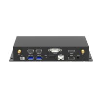 4K RK3568 Advertising Displaying Media Player With Metal Housing And Multiple Network Interfaces