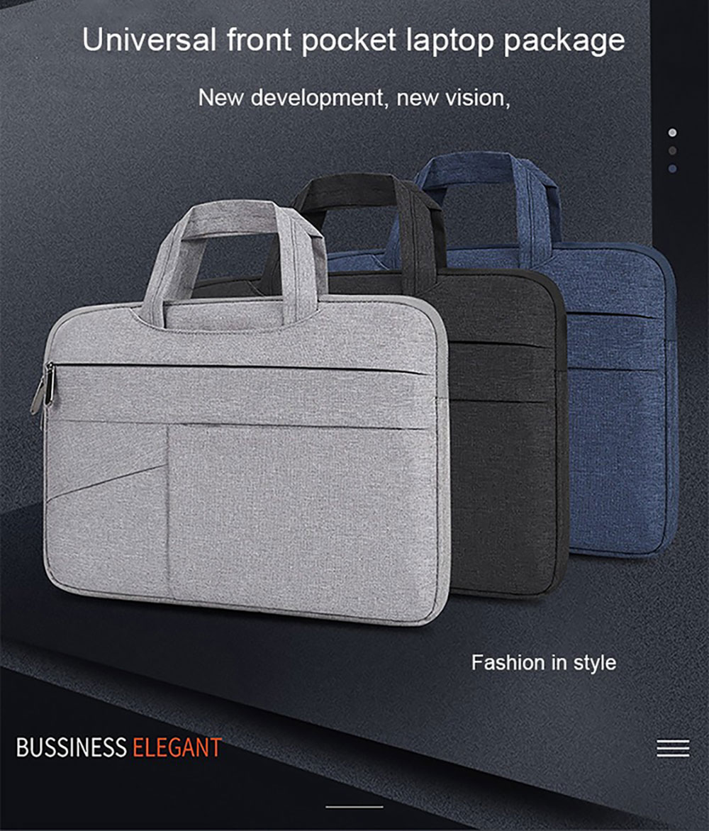 For Men's Laptop Backpack 13-15.6 Inch Waterproof Business Travel Large Capacity Eco-Friendly Polyester Mac Book Air Dnb99