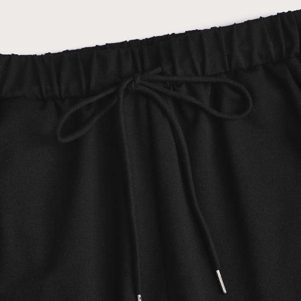 Customized Women Bottoms Flat Front  100% Cotton Women Sweatpants Absorbing