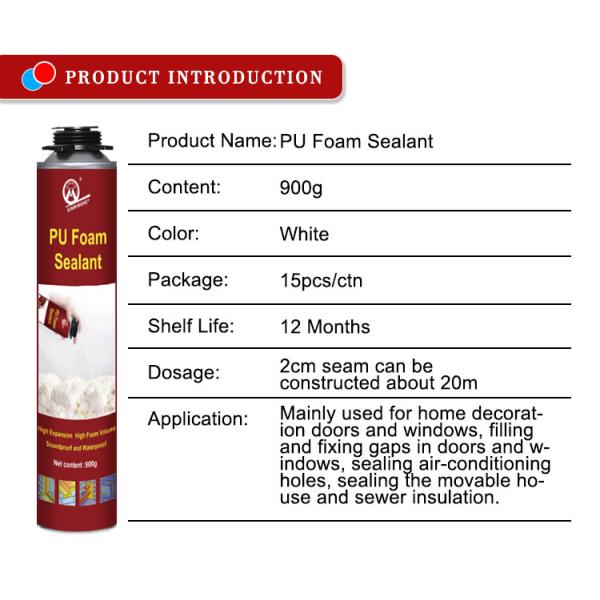 Mixture MF High Grade Economical Fixing OEM Fireproof Polyurethane Spray Foam Waterproof Expanding Mounting PU Foam Spray