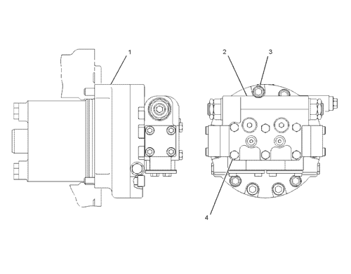 1141357 107-7028 Экскаватор путевой двигатель конечный привод для TQ320B 322FML 322BL 325L