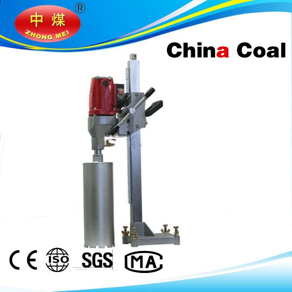 Diamond core drill tools used on concrete wall