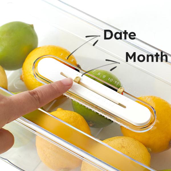 Transparent Refrigerator Plastic Fridge Box Food Storage Container