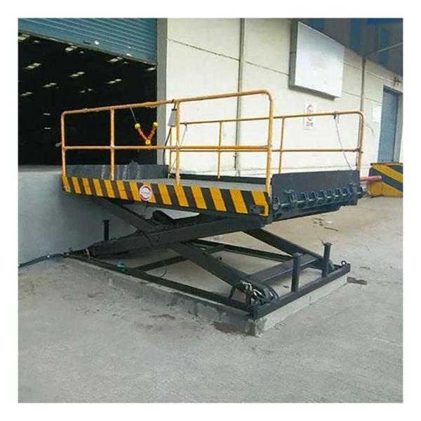 2000kg Hydraulic Lift Loading Dock Stationary Hydraulic Scissor Dock Lift