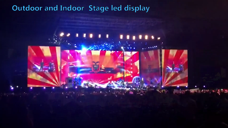 500*1000 mm cabinet and 3840 refresh rate Indoor Full Color Led Display P3.91 Stage Advertising Background