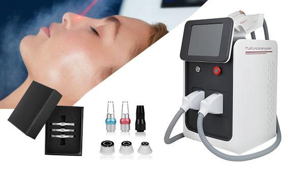 Portable Multifunction 3 In 1 Q-switched IPL+RF+Nd Yag Laser Hair Tattoo Removal Machine