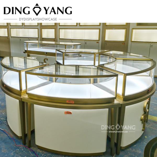 Professional Diamond Jewelers Showcase / Modern Jewelry Showcase / Jewelry Showcase
