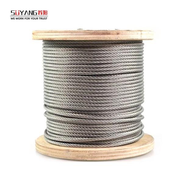 RAPE de fil en acier inoxydable 7x7 5 mm