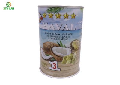Óleo de coco Tin Can com espessura 0,19 - 0.23mm para o empacotamento do líquido da bebida