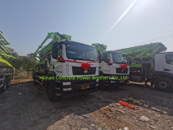 Verte 2021 Zml 52m Béton Pompes camion camion monté pompe Amplitude de vibration 2,6 mm