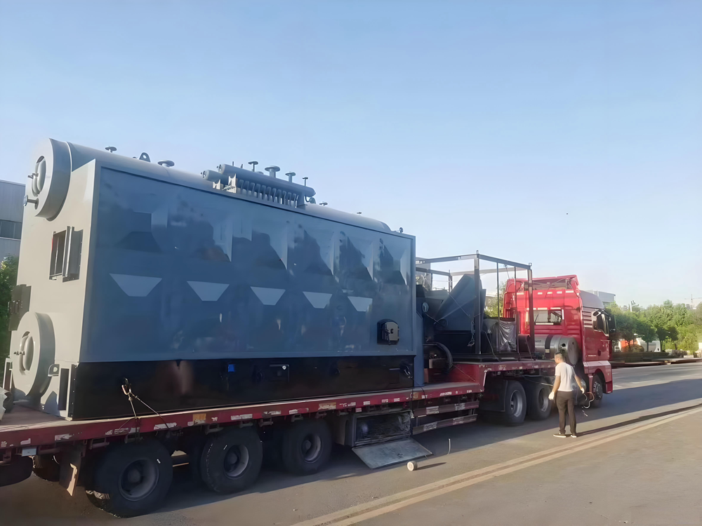 16 Tons SZL Double Drum Horizontal Chain Grate Coal Steam Boiler Various Pressure Settings Customizable