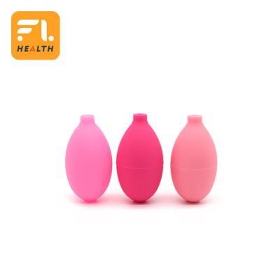 Multi Functional Rubber Bulb Air Pump Rose Red Medical Grade  High Performance