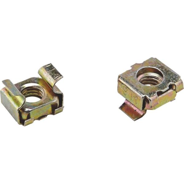 M3-M12 Yellow Zinc Plated Iron Square Cage Nut For Furniture