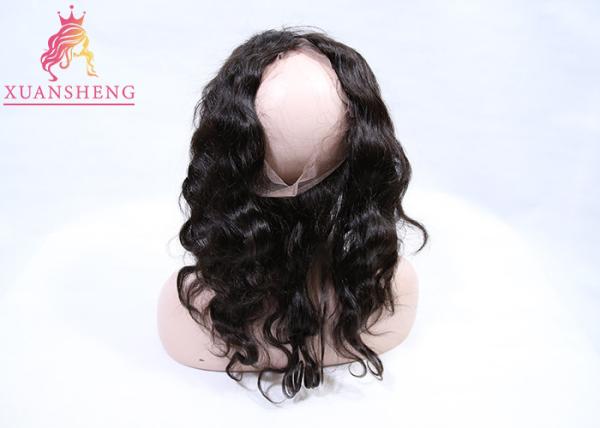 Virgin Human Hair 360 Lace Frontal Closure Body Wave Free Part 10 Inch Length