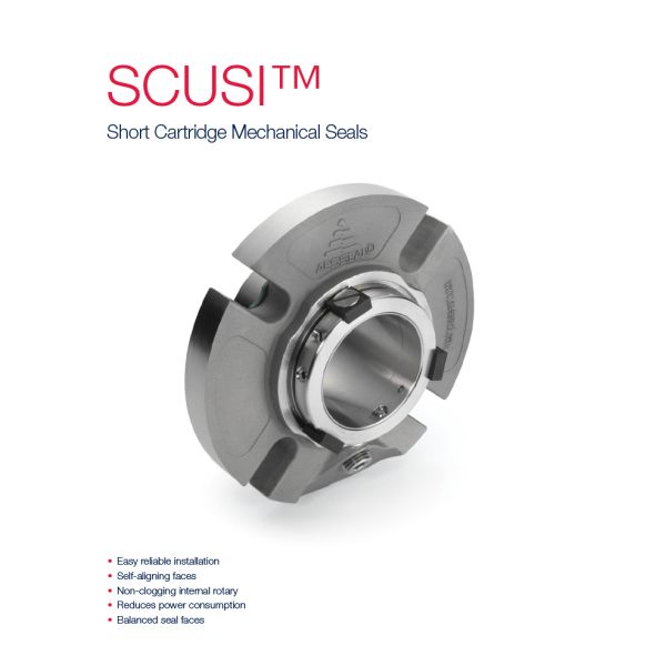 SCUSI AESSEAL Mechanical Seal Single Seals Short Cartridge Mechanical Seal For Pumps