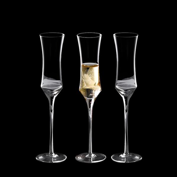 Flautas de cristal personalizadas B2B de 6 a 10 onzas.