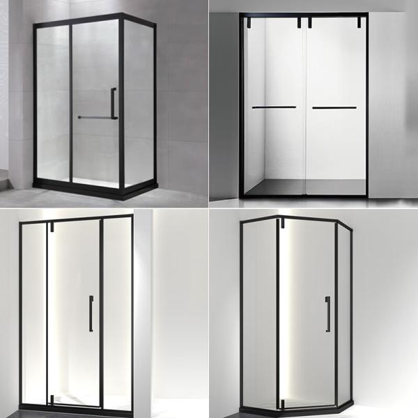 6mm-15mm Clear Shower Glass Modern Shower Room Transparent Tempered Glass