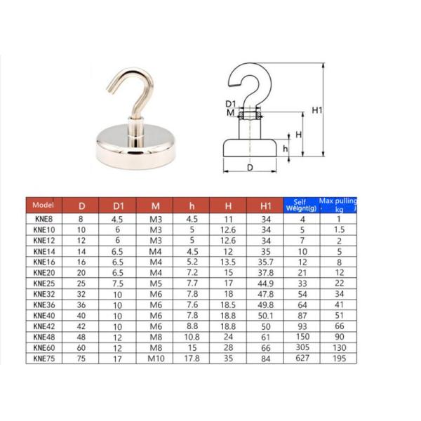 Punching Processing Service Magnetic Coat Hooks for Secure and Space-Saving Solutions