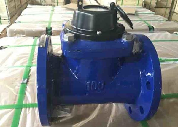 Flange Hot Woltman Water Meter With Pulse Emitter Remote Reading ISO 4064