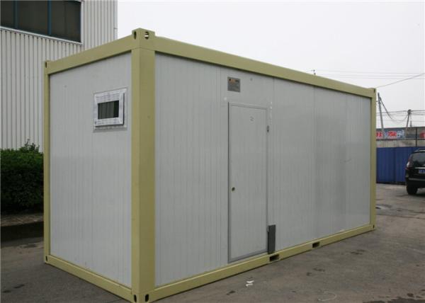Painel de sanduíche Liso-embalado à prova de fogo do chuveiro 20ft 40ft do recipiente da ablução