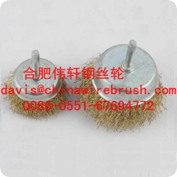 Crimped Wire Cup Brushes with Shank