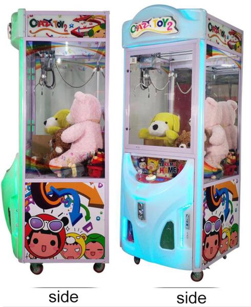 Crazy Toy Claw Gift Vending Game Machine 220V W800*D850*H1950 mm
