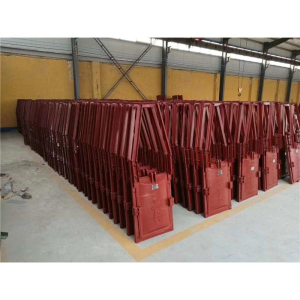 Round Steel Cast Iron Sluice Gates Wall Mounted Sluice Gate For Reservoirs