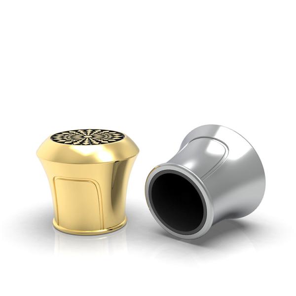 SGS Non Spill Die Casting FEA 15 Zamak Perfume Caps