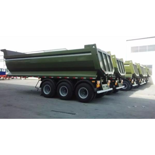 100 тонн двойных осей U-образный задний конец наклонитель нагрузчиков