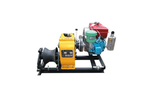 Power Construction Diesel Cable Winch Hoist 80KN 8 Ton ISO Approved