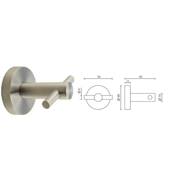 CHS04 Entrance Door Hardware Stainless Steel Material Bulk Pack Packaging