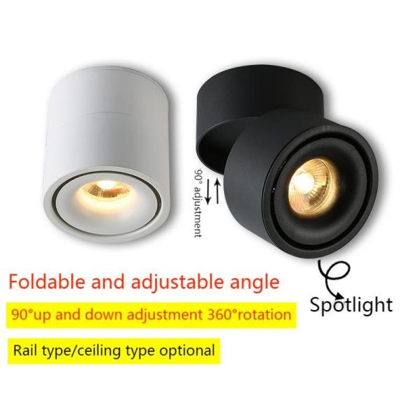 Aluminum 7Ｗ LED Grille Spotlight Ceiling Adjustable High Pressure Sodium 3500LM