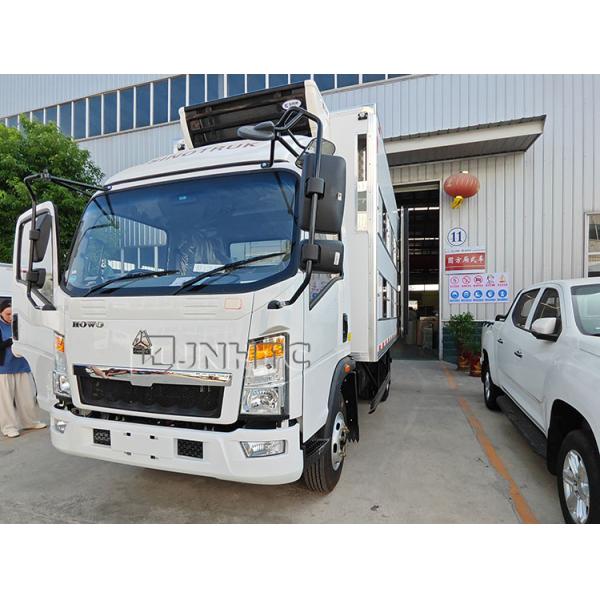 HOWO 4X2 Легкий грузовик для перевозки цыплят Маленький транспорт для доставки цыплят