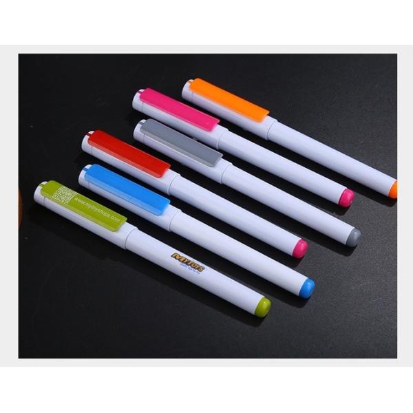 Plume personnalisée de sublimation en blanc Plume publicitaire DIY