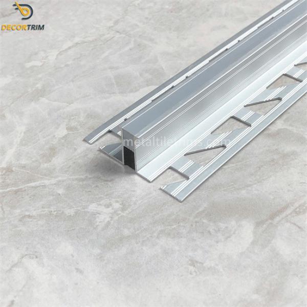 Tile Trim On Floor Expansion Joint Profile Flooring Profile Mirror Finish
