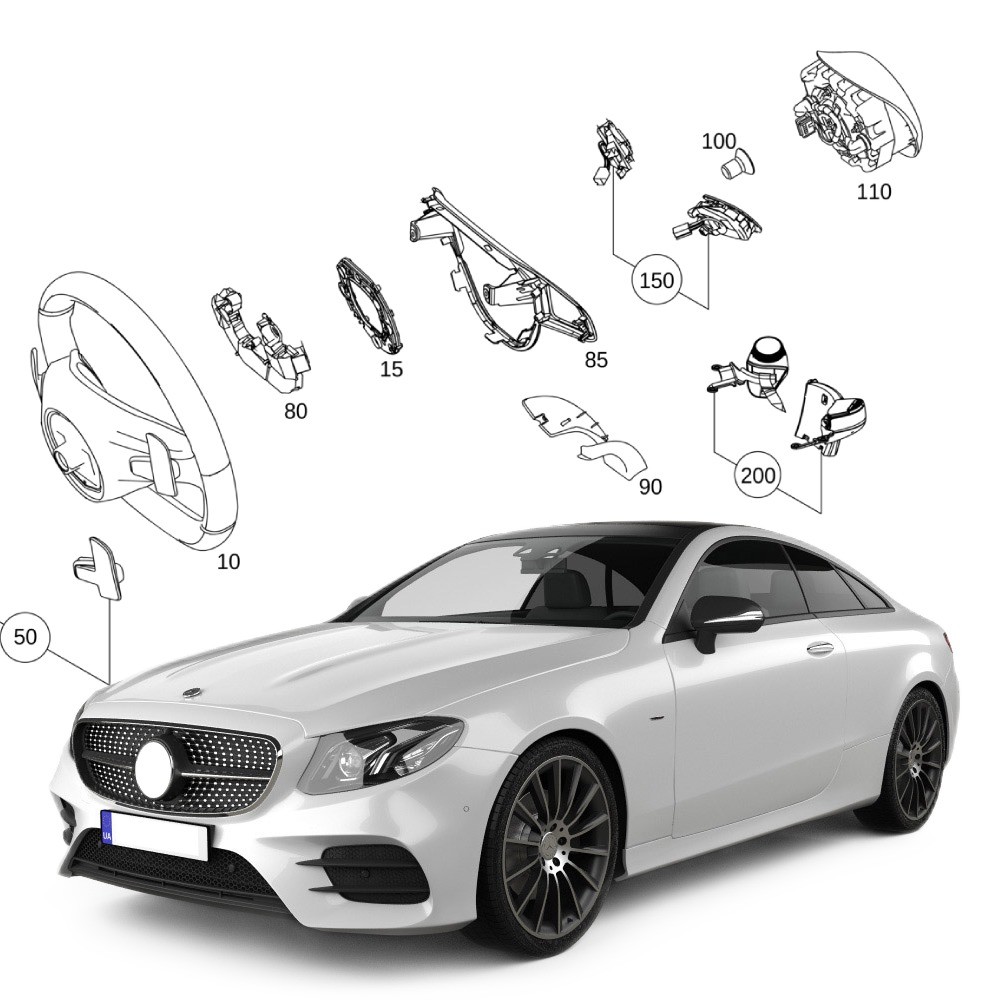 OEM A0008603702 Car Aftermarket for-Benz GLS/C/A AMG2019 Full Range Auto Accessories