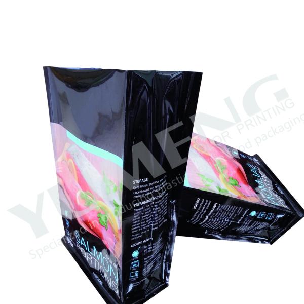 biodegradable flat bottom aluminum foil packaging dog food cat litter packaging bags
