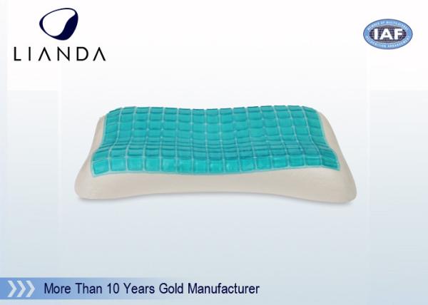 Festival Promotional Cooling Gel Memory Foam Pillow , 100% Natural Ice Gel Pillow