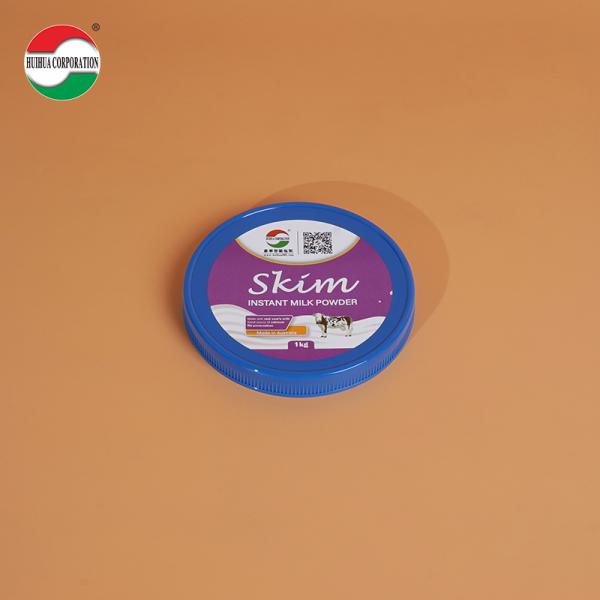 Food Grade 502# 125mm Plastic PP PE Cover Lid For Milk Powder Bottle ISO / SGS / FDA / FSSC Approved