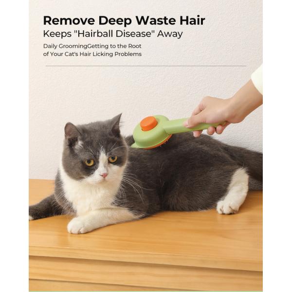 Новый уборщик волос для домашних животных, кисть для ухода за собой, кисть для иглы из стали, для собак и кошек