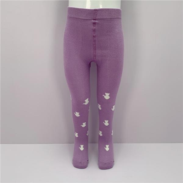 Baby Girls' Pantyhose Custom Printed Polyester Pile Yarn Tights with Cute Designs