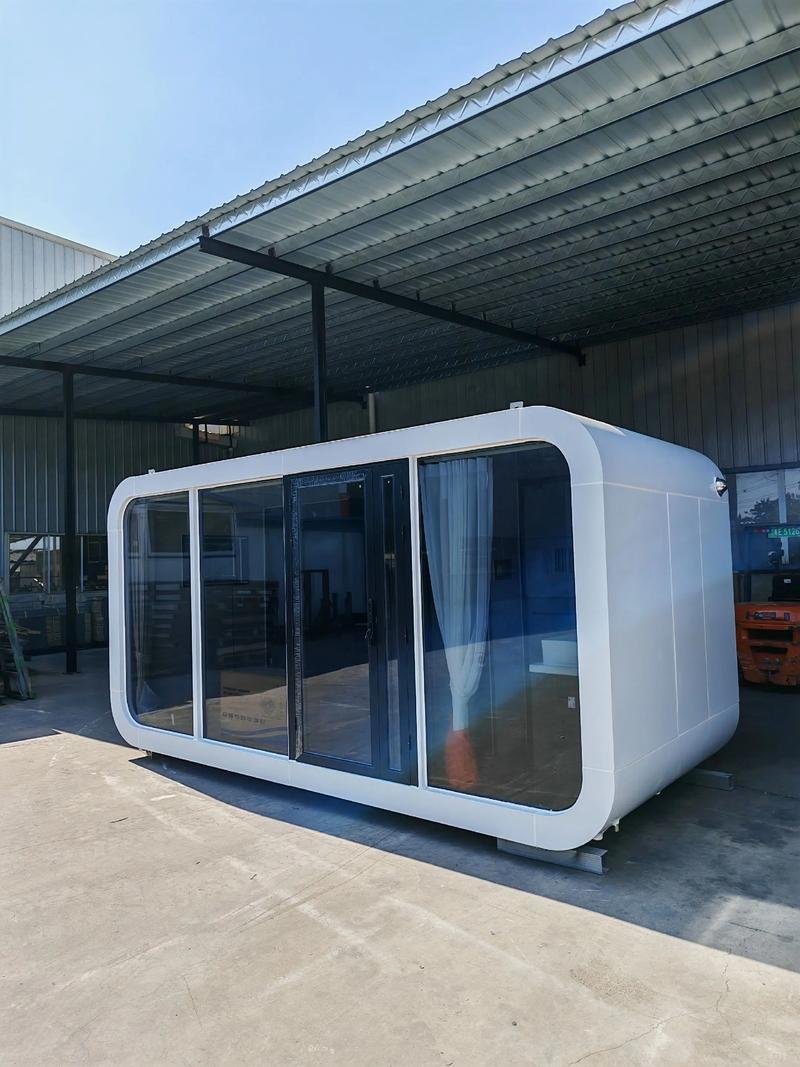 Factory Shipped Movable Modular Prefab Tiny Office Outdoor Office Pod Prefabricated Apple Cabin Office Pods