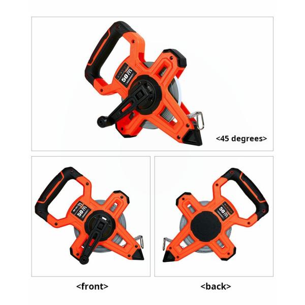 Mesure de bande d'acier longue anti-impact de haute précision 50M pour l'ingénierie