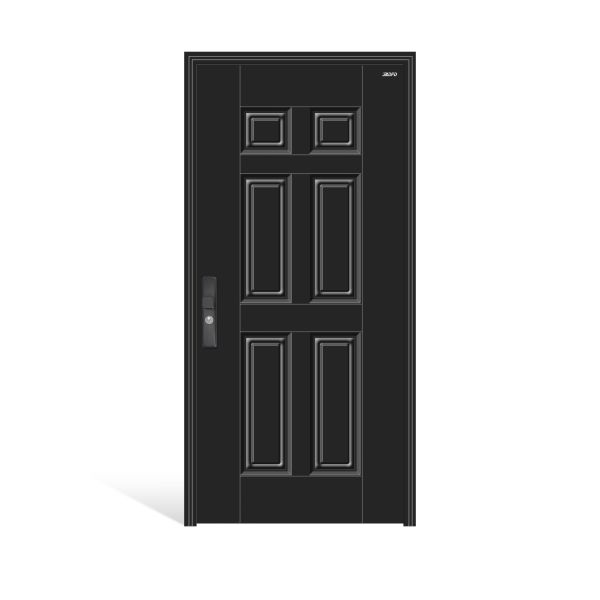 Customizable Flat Frame Steel Door Invisible Hinge for Residential Entry