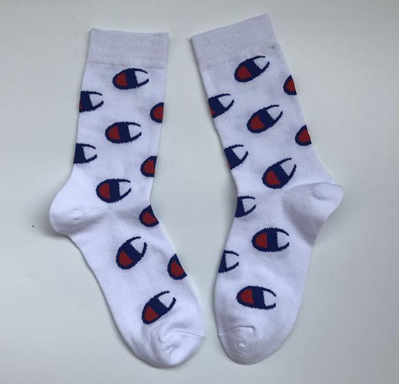 British Style Trendy Mens Socks / Mens Patterned Socks Washable For Couple