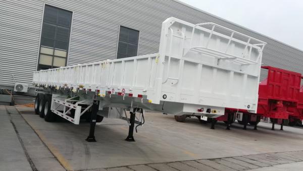 40 Tons Semi Truck Trailer Fence Transport Cargo Animal Side Semi Trailer Customized